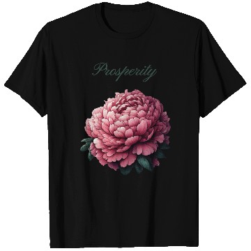 Discover Peony of Prosperity: A Symbol of Wealth T Shirts