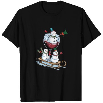 Discover Christmas Wine Glasses T Shirts