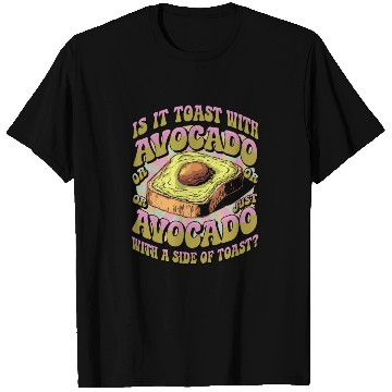Discover Retro Avocado Toast Question T Shirts
