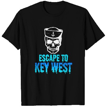 Discover Florida Sailing FLYING TO KEY-WEST Sunshine-State T Shirts