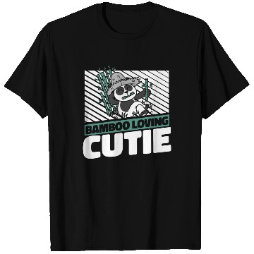 Discover Bamboo Loving Cutie Panda Bear Friend Giant Panda T Shirts