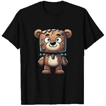Discover Funny Halloween Zombie Bear Monster Cartoon T Shirts