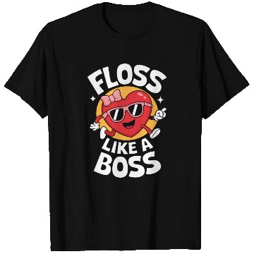 Discover Floss Like a Boss Valentines Day Girl Flossing T Shirts