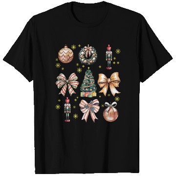 Discover Christmas Coquette Bow, Cute Christmas Tree T Shirts