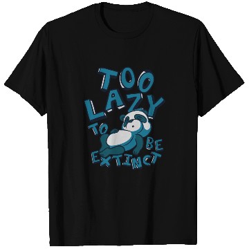 Discover Too Lazy To Be Extinct Panda Bear Friend Giant T Shirts
