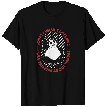 Discover Was Thinking About Pandas Panda Bear Friend Giant T Shirts