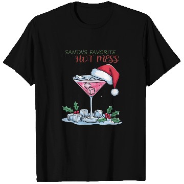 Discover Santa Favorite Hot Mess, Merry Christmas T Shirts