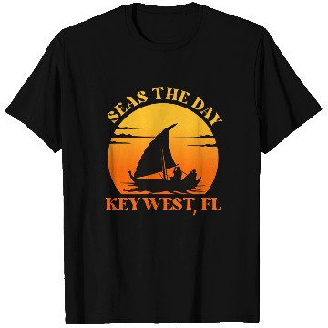 Discover Sunshine-State Florida SEAS DAY KEY-WEST, FL T Shirts