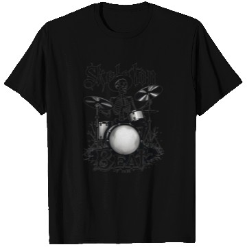 Discover Skeleton Beat: Funny Cowboy Skeleton Playing Drums T Shirts
