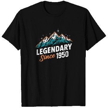 Discover Legendary Since 1950 Hiker Birthday Mountain T Shirts