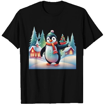 Discover Christmas Merry Christmas For Gift Penguin Snowman T Shirts