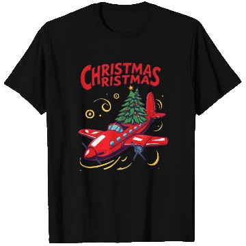 Discover Flying christmas tree T Shirts
