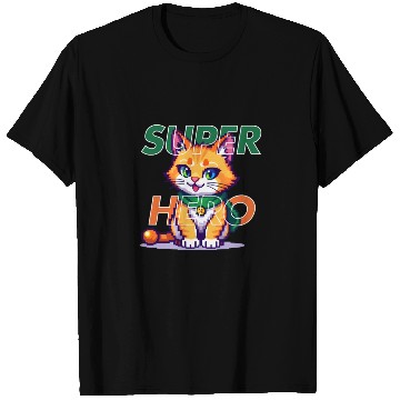 Discover SUPER HERO CAT T Shirts