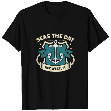 Discover Key-West SEAS A DAY KEY-WEST SEAS Yachting T Shirts