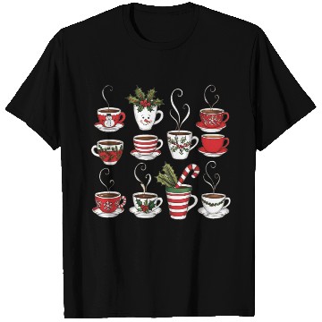 Discover Merry christmas greetings candi cane T Shirts