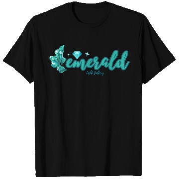 Discover Emerald gemstone jewel T Shirts