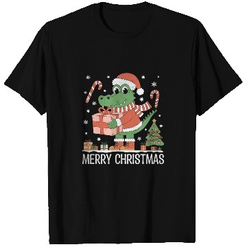Discover Christmas Alligator - Cute Holiday Design T Shirts