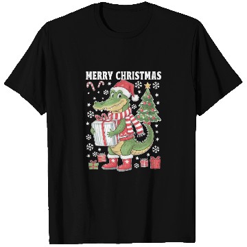 Discover Christmas Alligator Cheer T Shirts