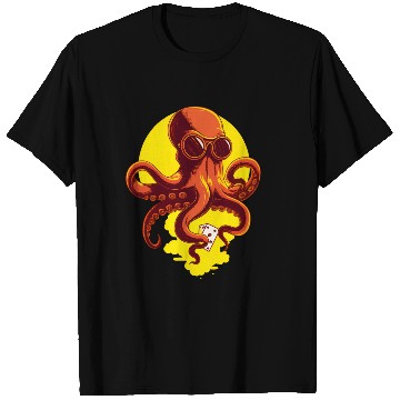Discover Orange Smart Octopus T Shirts