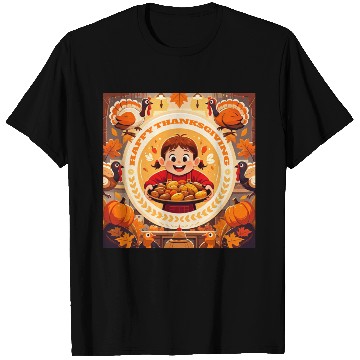 Discover child celebrate Happy Thanksgiving Roasted Potato T Shirts