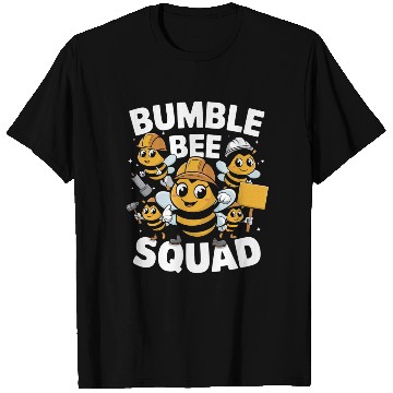 Discover Fun Bumblebee Squad Cartoon Art T Shirts