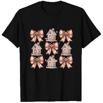 Discover Bow Gingerbread House, Merry Christmas T Shirts