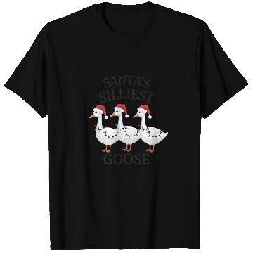 Discover Santa's Silliest Goose Christmas T Shirts