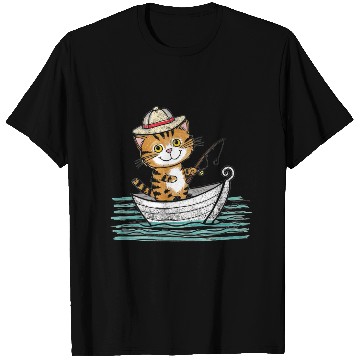 Discover Fishing Feline T Shirts