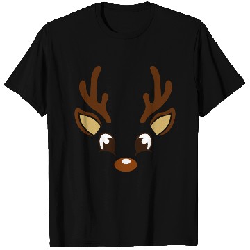 Discover Reindeer Face Christmas, Merry Christmas T Shirts