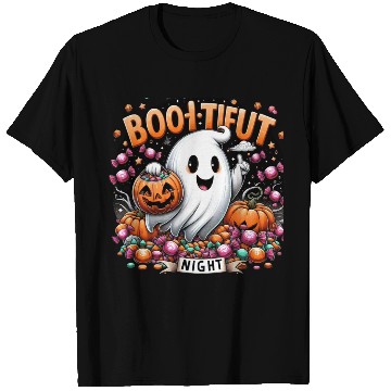 Discover Boo-tiful Night Candy Ghost T Shirts