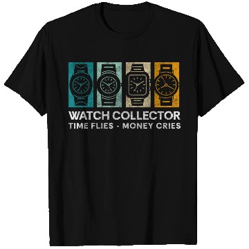 Discover Watch Collector Watchmaker Time Old School T Shirts