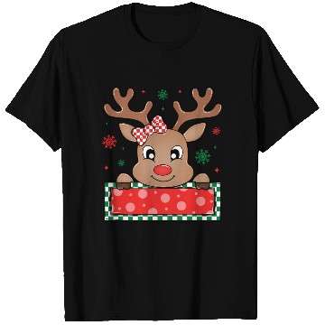 Discover Girl Christmas Reindeer T Shirts