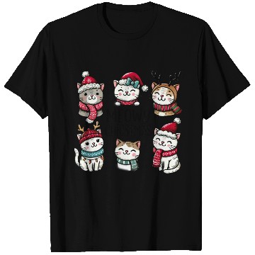 Discover Meowy Christmas T Shirts