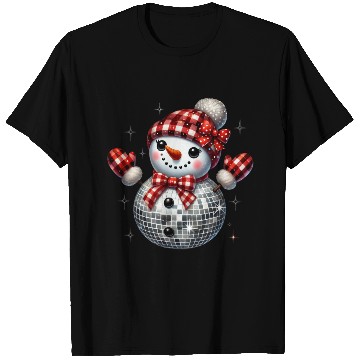 Discover Christmas Disco Snowman T Shirts