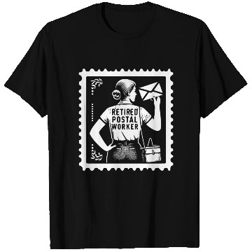 Discover Mail Lady Retired Postal Worker T Shirts
