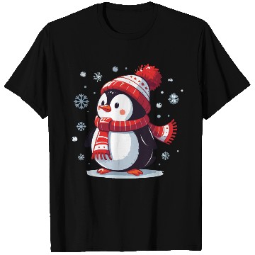 Discover Penguin winter style T Shirts