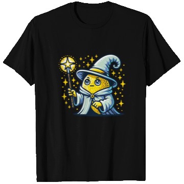 Discover Cute Wizard Lemon with Magic Wand T Shirts