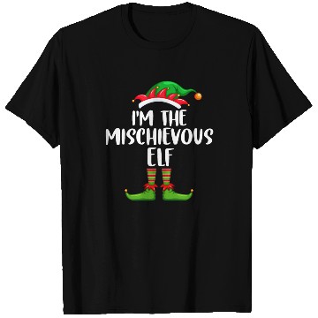 Discover I'm The Mischievous Elf Matching Family Christmas T Shirts
