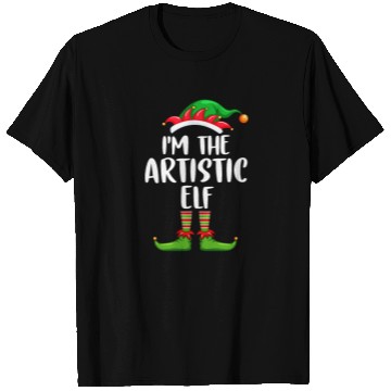 Discover I'm The Artistic Elf T Shirts Matching Family