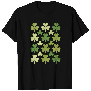 Discover St Patrick's Day Heart Lucky Clover Shamrock T Shirts