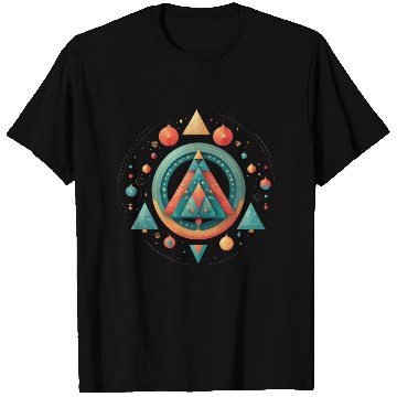 Discover Winter Geometric Harmony Pattern 3 T Shirts
