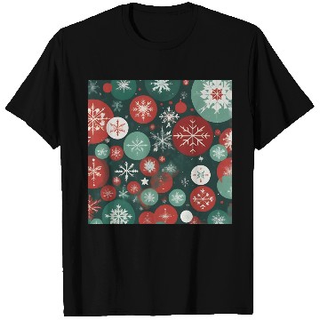 Discover Winter Geometric Harmony Pattern 1 T Shirts