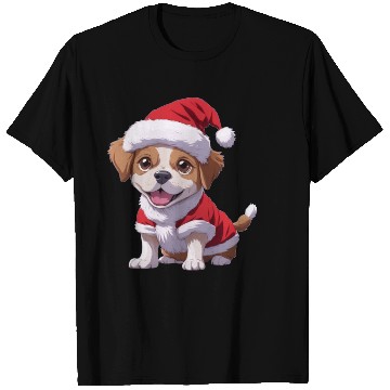Discover Santa Paws: The Cutest Christmas Puppy T Shirts
