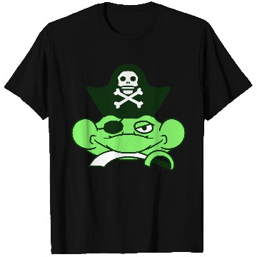 Discover Frog Captain Hat Toad Funny Cool Comic Cartoon Fun T Shirts
