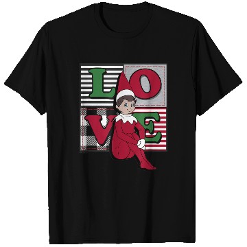 Discover Elf on the Shelf Christmas Love Stacked Plaid T Shirts