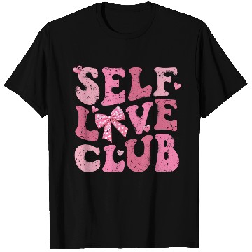 Discover Self Love Club, Valentine Retro T Shirts