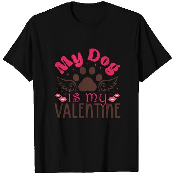 Discover My Dog is my valentine T Shirts