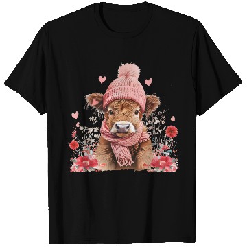 Discover Cute Highland Cow Valentines Day T Shirts