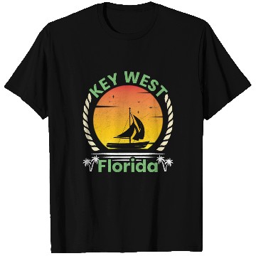 Discover KEY-WEST FLORDIA Sailing West Keys Sailing Outfit T Shirts