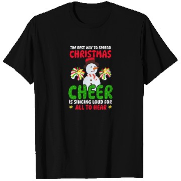 Discover Christmas Cheerleader Christmas Cheer Loud Hear T Shirts